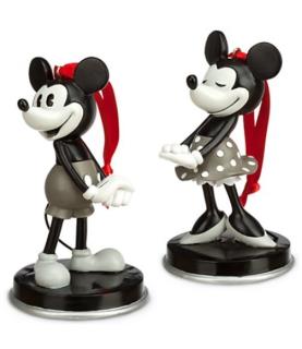 Mickey and Minnie Mouse ''1928'' Ornament Set